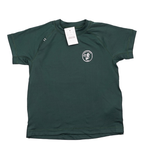 New CREWCUTS Boys Size XXS (2-3) Relaxed Active Graphic T-shirt in Cool Palm - Picture 2 of 4